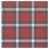 Cool Donkerblauw Wit Rood Buffalo Lumberjack Plaid Stof (Close Up)