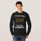 Cool Donkey For Men Women Mule Donkey  Safari Anim T-shirt (Voorkant volledig)