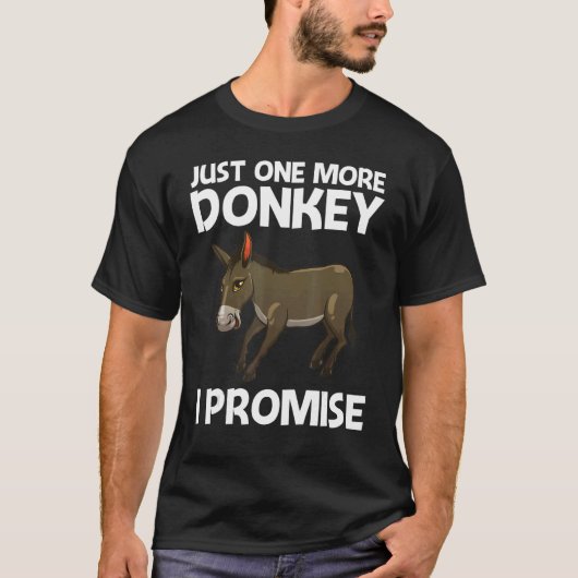 Cool Donkey voor mannen Mule Donkey Safari Anim T-shirt (Voorkant)