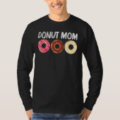 Cool Donut Art for mamamam Sugar Glazed Chocolate T-shirt (Voorkant)