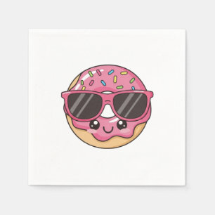 Cool Donut met zonnebril Servet