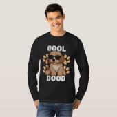 Cool Dood Labradoodle Sunglasses Paw Print for Doo T-shirt (Voorkant volledig)