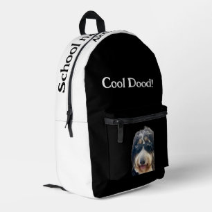"Cool Dood!" Mooie hond met zonnebril rugzak