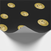 Cool Doquote in Cryptocurrency Coin Sign Pattern Cadeaupapier (Hoek)