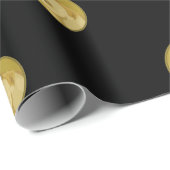 Cool Doquote in Cryptocurrency Coin Sign Pattern Cadeaupapier (Rol Hoek)