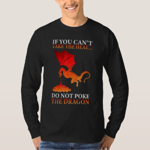 Cool Draak Vlamspuwend Vliegend Mythisch Wezen T-shirt