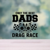 Cool drag racing Pap word art Acryl Bord (Neutraal)