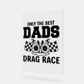 Cool drag racing Pap word art Acryl Bord (Hoek)