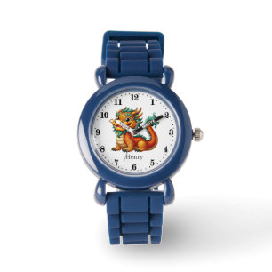 Cool Dragon add name Horloge