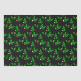 Cool Dragon Black Green Tissuepapier