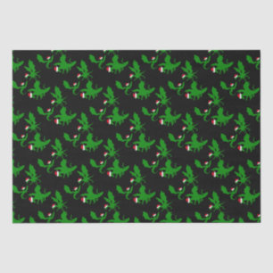 Cool Dragon Black Green Tissuepapier