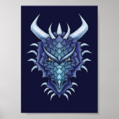Cool Dragon Head Poster (Voorkant)