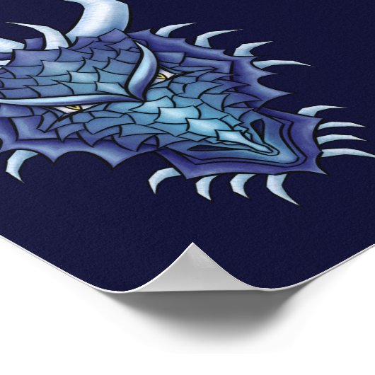 Cool Dragon Head Poster (Hoek)