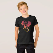 Cool Dragon Kinder American Apparel T-shirt (Voorkant volledig)