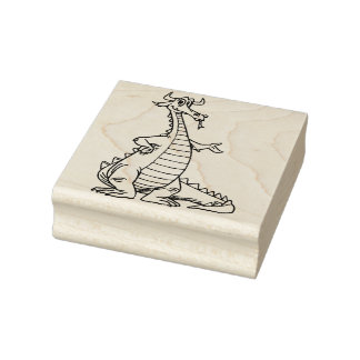 Cool Dragon Rubberstamp Rubberstempel