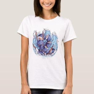 Cool Dragon SUSHI Anime Graphics beheert foto's T-shirt