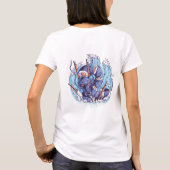 Cool Dragon SUSHI Anime Graphics beheert foto's T-shirt (Achterkant)