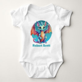 Cool Dragon Unisex Naam toevoegen Romper