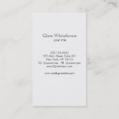 Cool Dragonfly Rustic Natuur Chalkboard Visitekaartje (Achterkant)