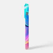 Cool Dramatic Lady Liberty Keep Calm and Sparkle  iPhone Hoesje (Linkerkant)