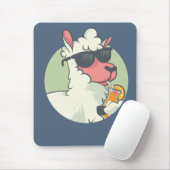 Cool Drink Summer Llama Muismat (Met muis)