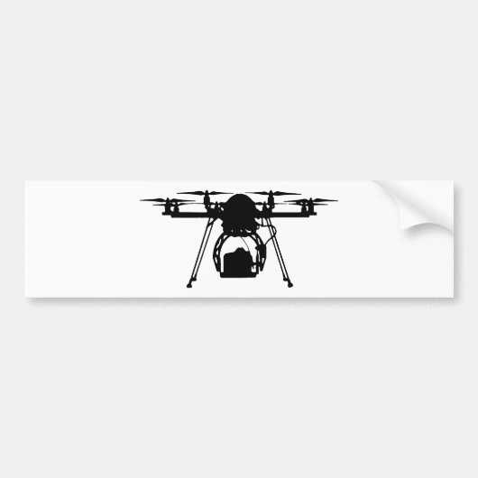 Cool Drone Bro Bumpersticker (Voorkant)