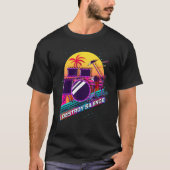 Cool Drummer Gezegde en Quote 80 S Retro Style Dru T-shirt (Voorkant)