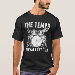 Cool Drummers drummer Mannen voor kunstschildpadde T-shirt