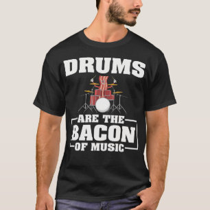 Cool Drums Design Voor Mannen Vrouwen Muziek Drumm T-shirt
