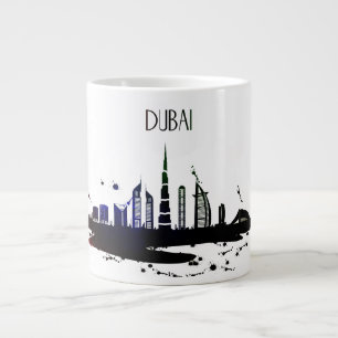 Cool Dubai city skyline uitzicht ontwerp Grote Koffiekop