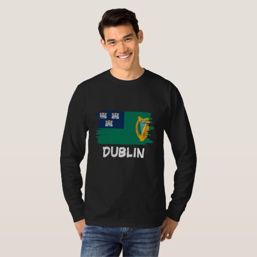 Cool Dublin Flag T-shirt (Voorkant volledig)