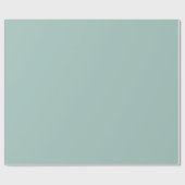 Cool Duck egg blue - voeg eigen tekst, afbeelding, Cadeaupapier (Vlak)