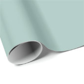 Cool Duck egg blue - voeg eigen tekst, afbeelding, Cadeaupapier (Rol Hoek)
