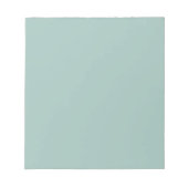 Cool Duck egg blue - voeg eigen tekst, afbeelding, Notitieblok (Voorkant)