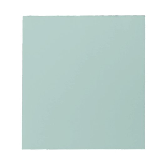 Cool Duck egg blue - voeg eigen tekst, afbeelding, Notitieblok (Voorkant)
