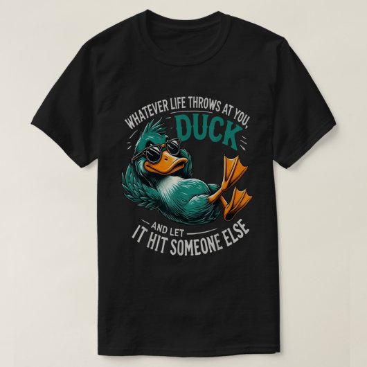 Cool Duck Funny Quote Graphic T-shirt (Design voorkant)