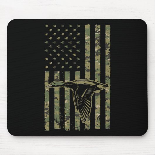 Cool Duck Hunting Design voor Mannen Vrouwen Wildl Muismat (Voorkant)