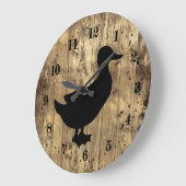 Cool duck lovers decor grote klok (Hoek)