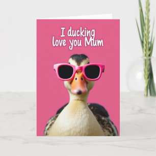 Cool Duck Zonnebril Portretkaart Kaart
