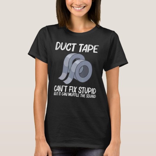 Cool Duct Tape For Men Women Handyman Engineering  T-shirt (Voorkant)