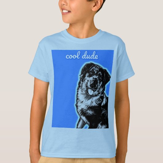 Cool Dude Australische Herder T-Shirt (Voorkant)