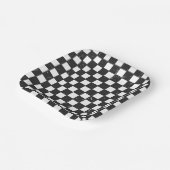 Cool Dude Check Party Borden Papieren Bordje (Gebogen)