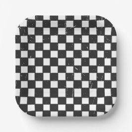 Cool Dude Check Party Borden Papieren Bordje