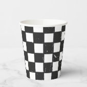 Cool Dude Check Party Cups Papieren Bekers (Links)