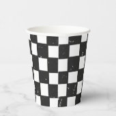 Cool Dude Check Party Cups Papieren Bekers (Rechts)