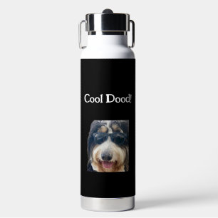 Cool Dude Hond Draagt Zonnebril Waterfles