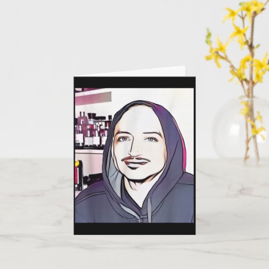 Cool Dude  Kaart (Gele Bloem)