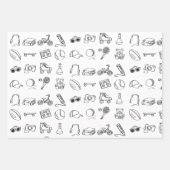 Cool Dude Kinder Kleurboek Gift Wrap Inpakpapier Vel (Voorkant)