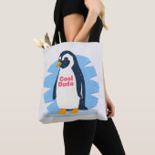 Cool Dude Penguin Tote Bag (Dichtbij)