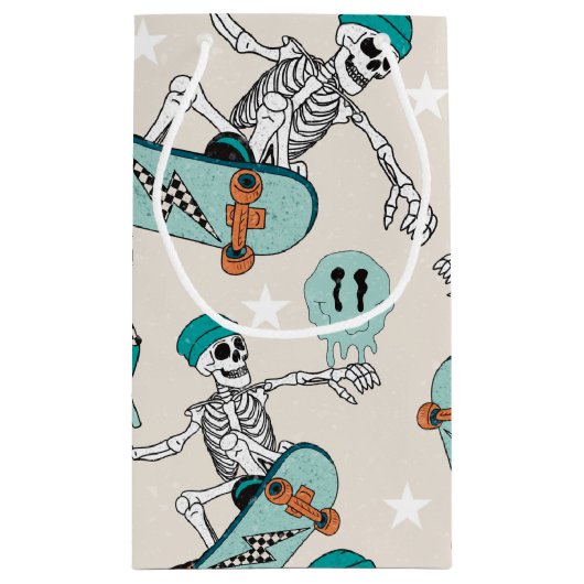 Cool Dude Skateboarden geschenktassen Klein Cadeauzakje (Achterkant)